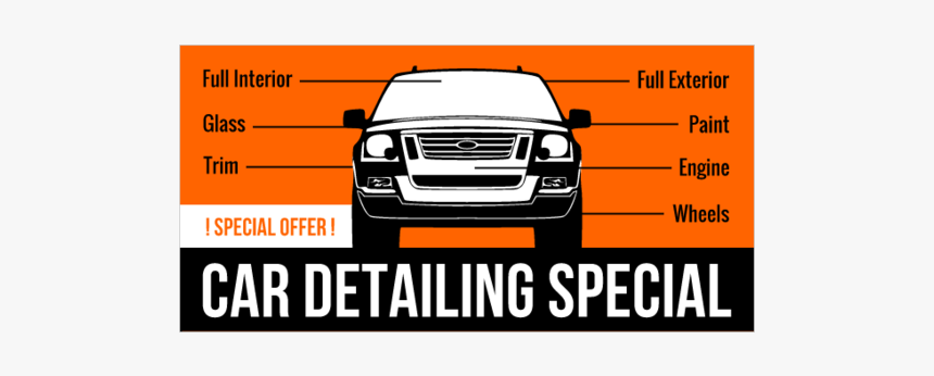 Car Detailing Banners, HD Png Download, Free Download