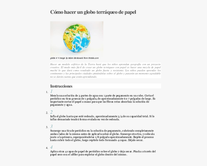 Paper Globe, HD Png Download, Free Download