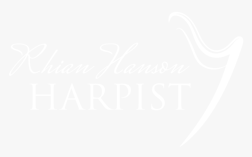 Rhian Hanson Harpist - Johns Hopkins White Logo, HD Png Download, Free Download