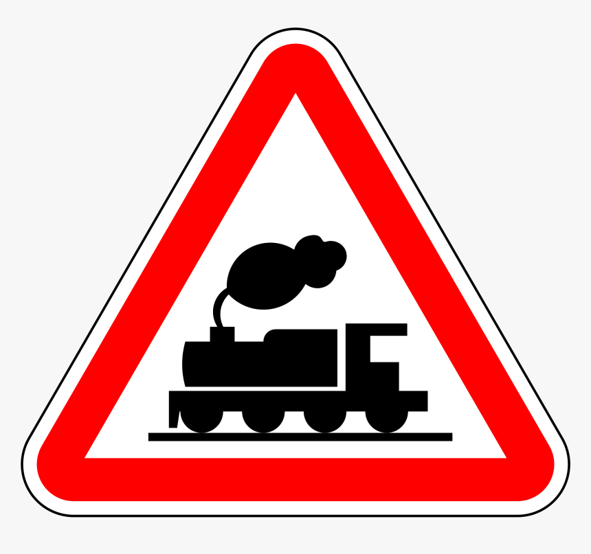 Clipart Train Sign - Road Work Signs Uk, HD Png Download, Free Download