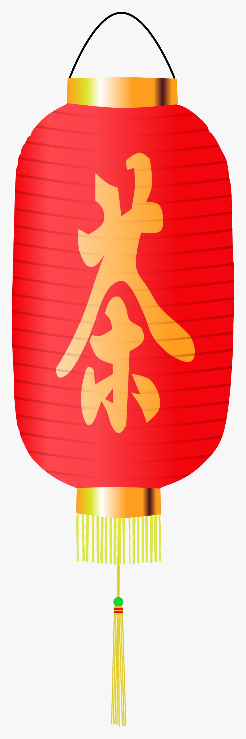 Red Long Chinese Lantern, HD Png Download, Free Download