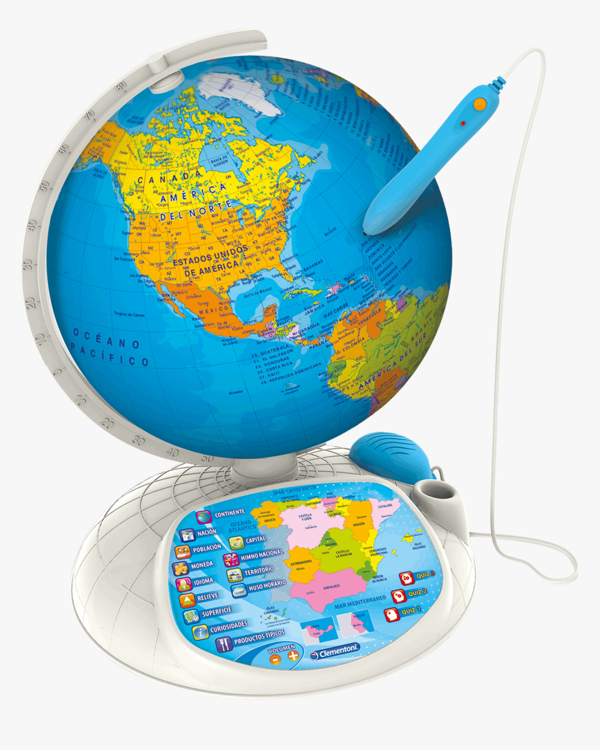 Explora El Mundo Globo Interactivo"
 Title="explora - Clementoni Globe, HD Png Download, Free Download