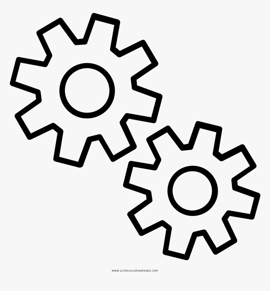 Gears Coloring Page - Retail And Wholesale Icons, HD Png Download, Free Download
