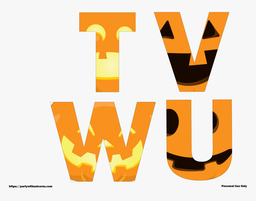 Halloween Letters Printable - Happy Halloween Lettering Printable, HD Png Download, Free Download