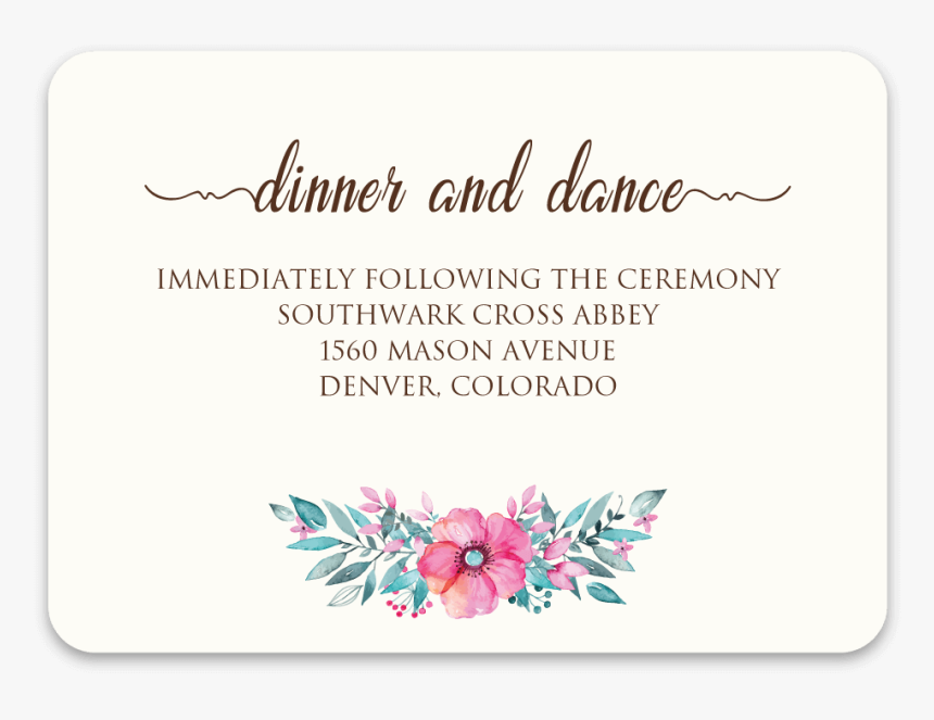 Reception Card Woodgrain Nature - Label, HD Png Download, Free Download