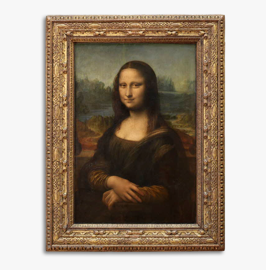 Mona Lisa Leonardo Da Vinci Louvre, HD Png Download, Free Download