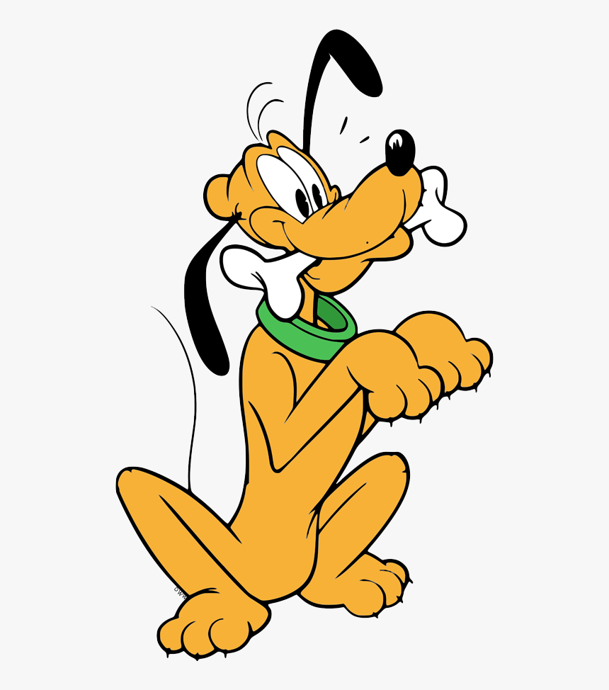 Pluto With Bone Disney, HD Png Download, Free Download