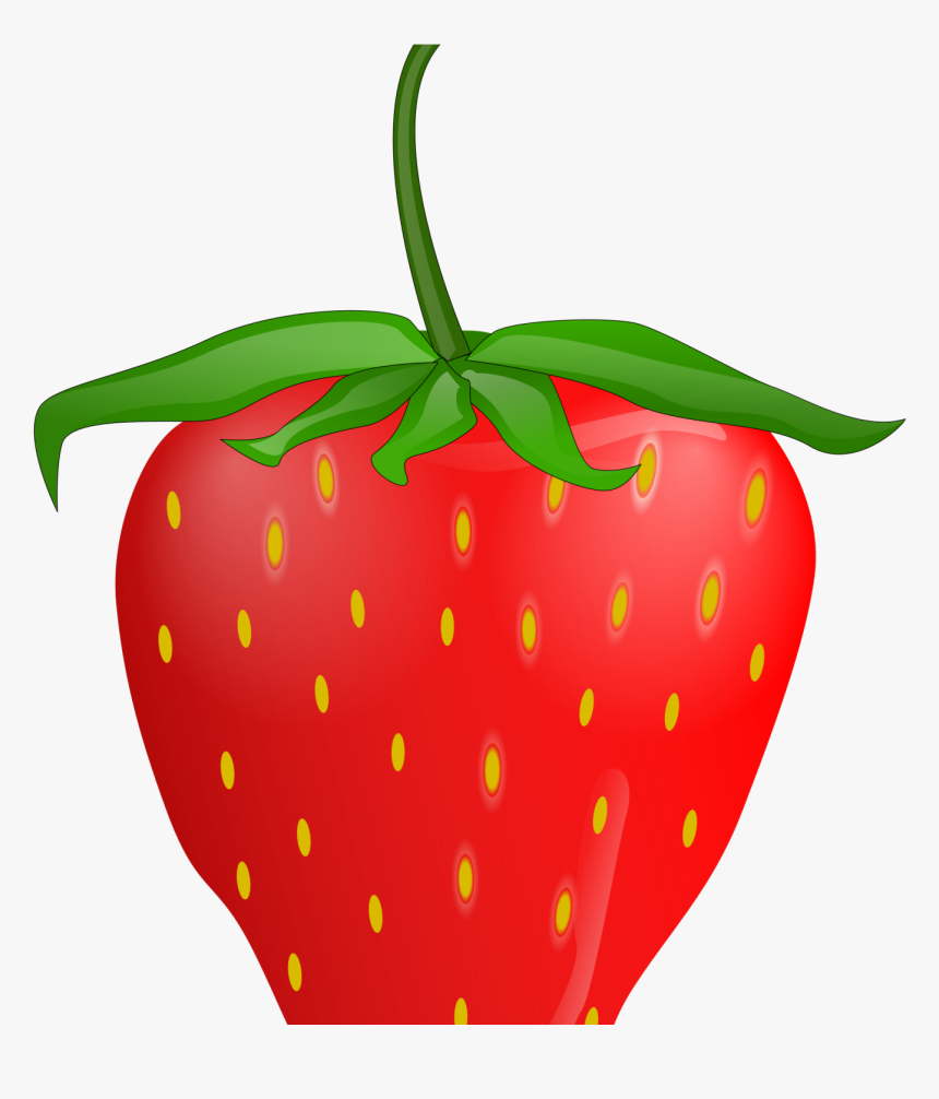 Strawberry Plant Clip Art - Strawberry Clip Art, HD Png Download, Free Download