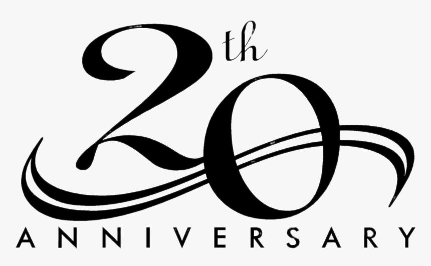 20th Anniversary Elegant 20th Wedding Anniversary Png