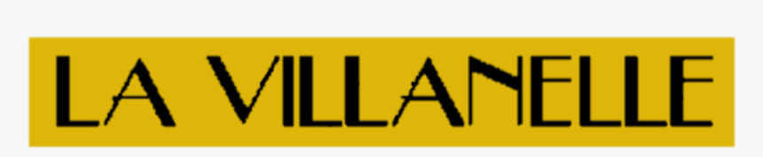 La Villanelle Black On Gold - Sign, HD Png Download, Free Download