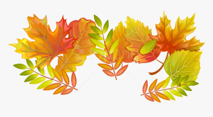 Watercolor Fall Leaves Png , Transparent Cartoons - Clip Art, Png Download, Free Download