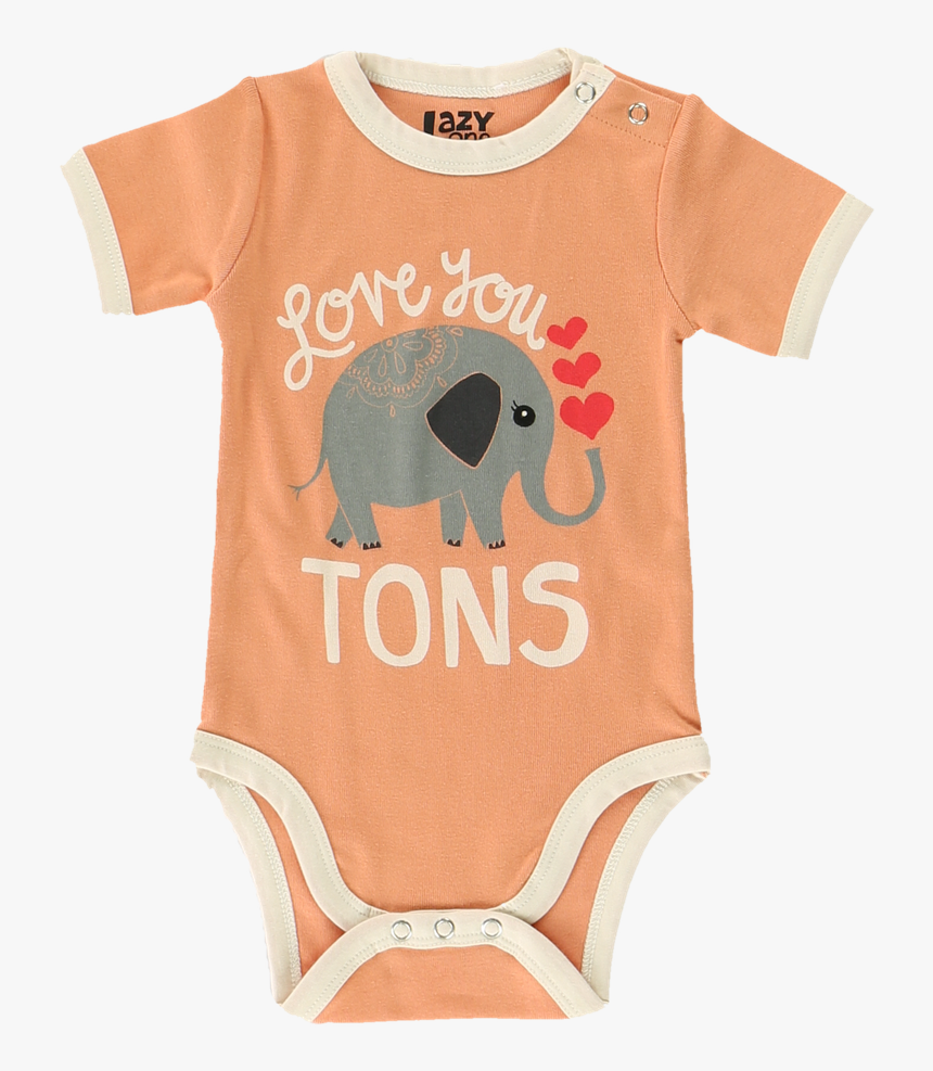 Love You Tons - Elephant, HD Png Download - kindpng