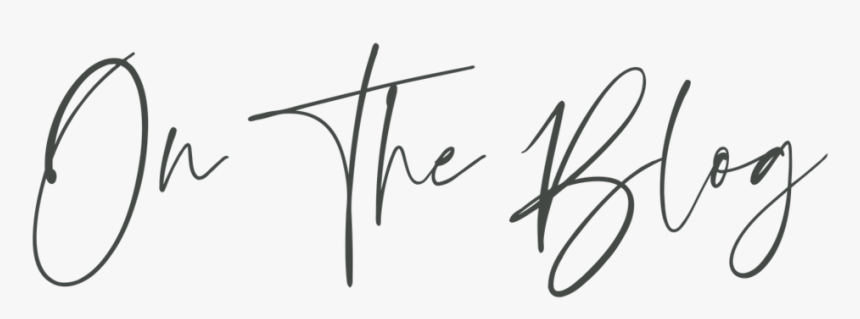 On The Blog - Calligraphy, HD Png Download, Free Download