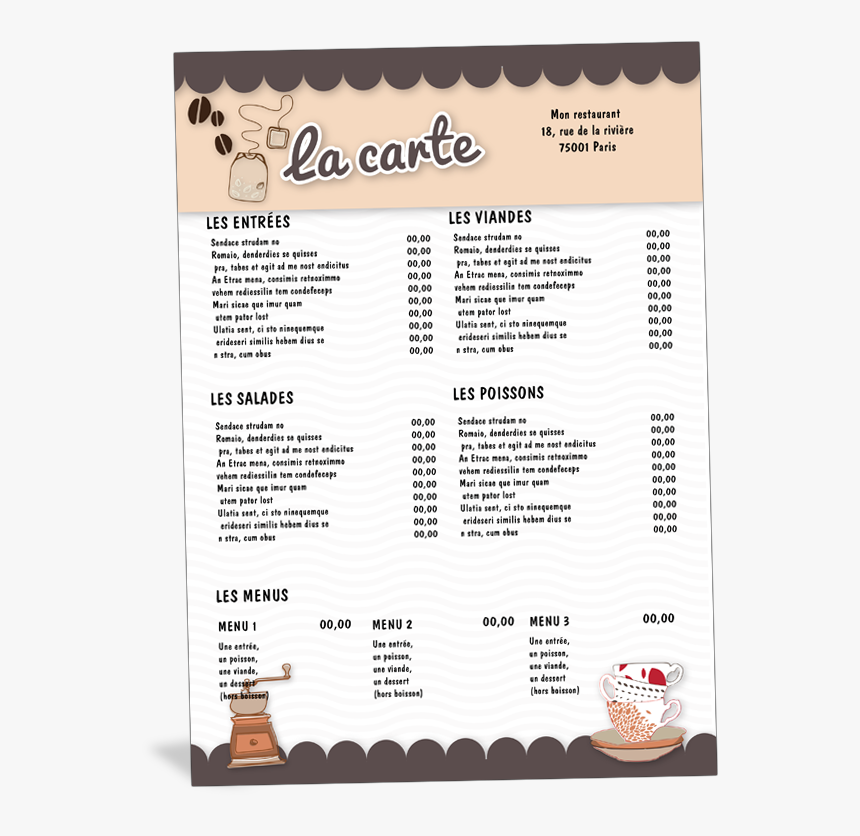 Carte De Salon Th - Cake, HD Png Download, Free Download