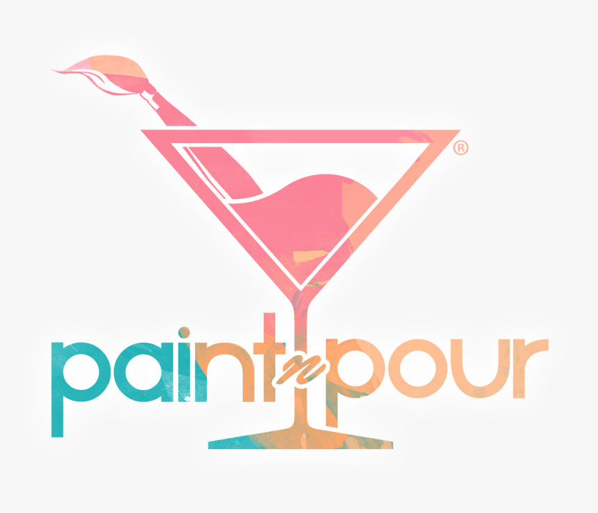 Paint N Pour Nyc - Paint And Sip Logos Black, HD Png Download, Free Download