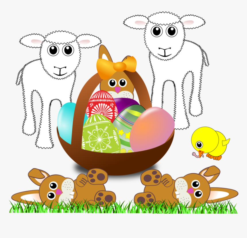 Flower,art,area - Easter Study Cartoon, HD Png Download, Free Download