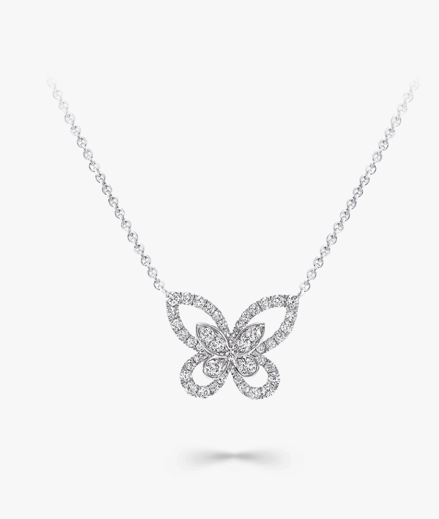 A Butterfly Silhouette Mini Pendant - Pendant, HD Png Download, Free Download