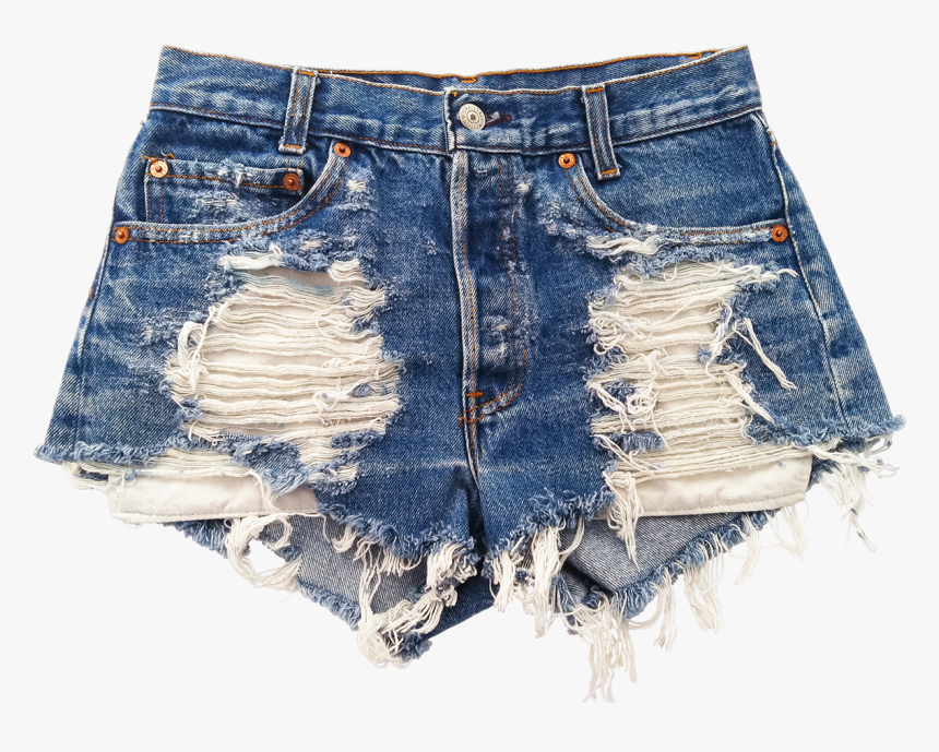 Ripped Jean Shorts Png, Transparent Png, Free Download