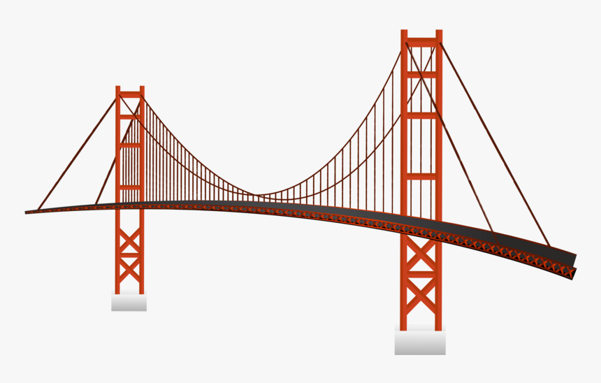 Transparent Wood Bridge Png - Golden Gate Bridge Transparent, Png Download, Free Download