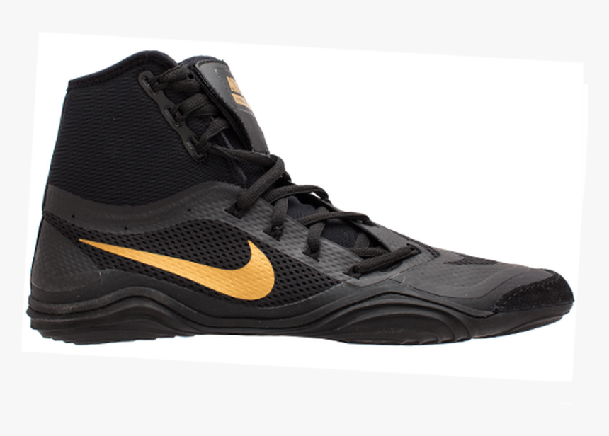 Wrestling Shoes Black And Gold, HD Png Download, Free Download