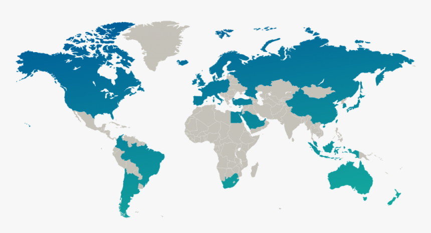 Most Common Blood Type Map, HD Png Download, Free Download