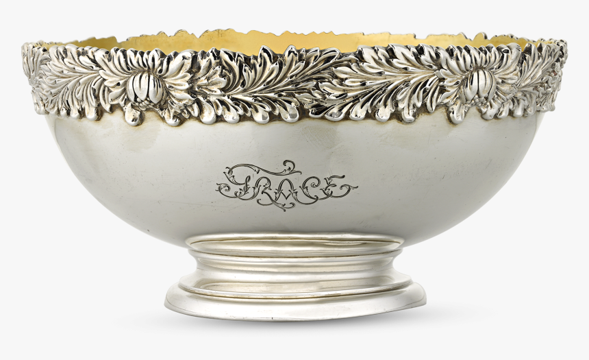 Sterling Silver Chrysanthemum Fruit Bowl By Tiffany - Bowl, HD Png Download, Free Download