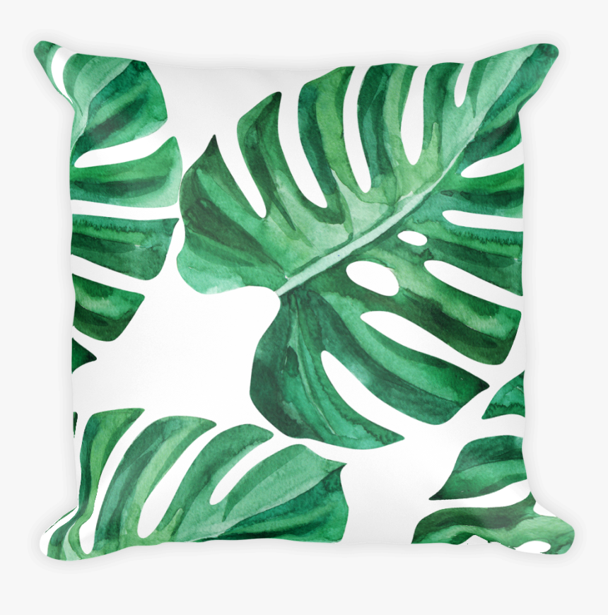 Transparent Monstera Leaf Png - Cushion, Png Download, Free Download