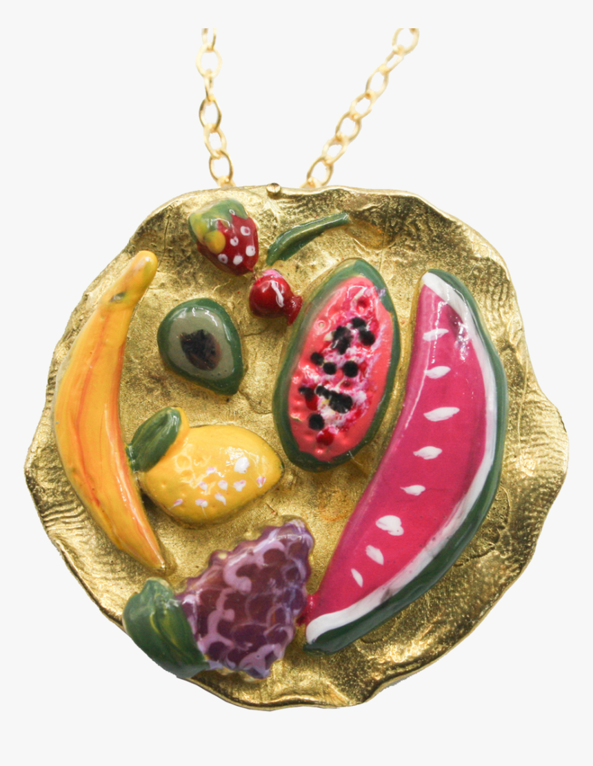 Fruit Bowl Necklace - Locket, HD Png Download, Free Download