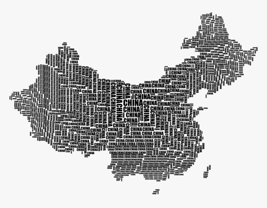 Map,angle,monochrome Photography - China Map Clip Art, HD Png Download, Free Download