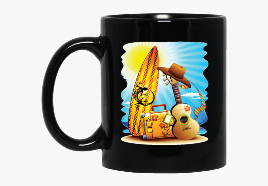 Mexican Surfer Guitar - Saints Coffee Mug, HD Png Download, Free Download