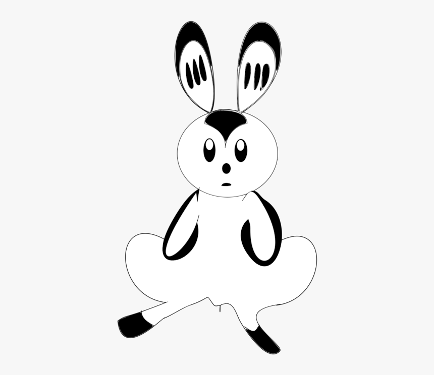 Rabits And Hares,monochrome Photography,hare - Cartoon, HD Png Download, Free Download