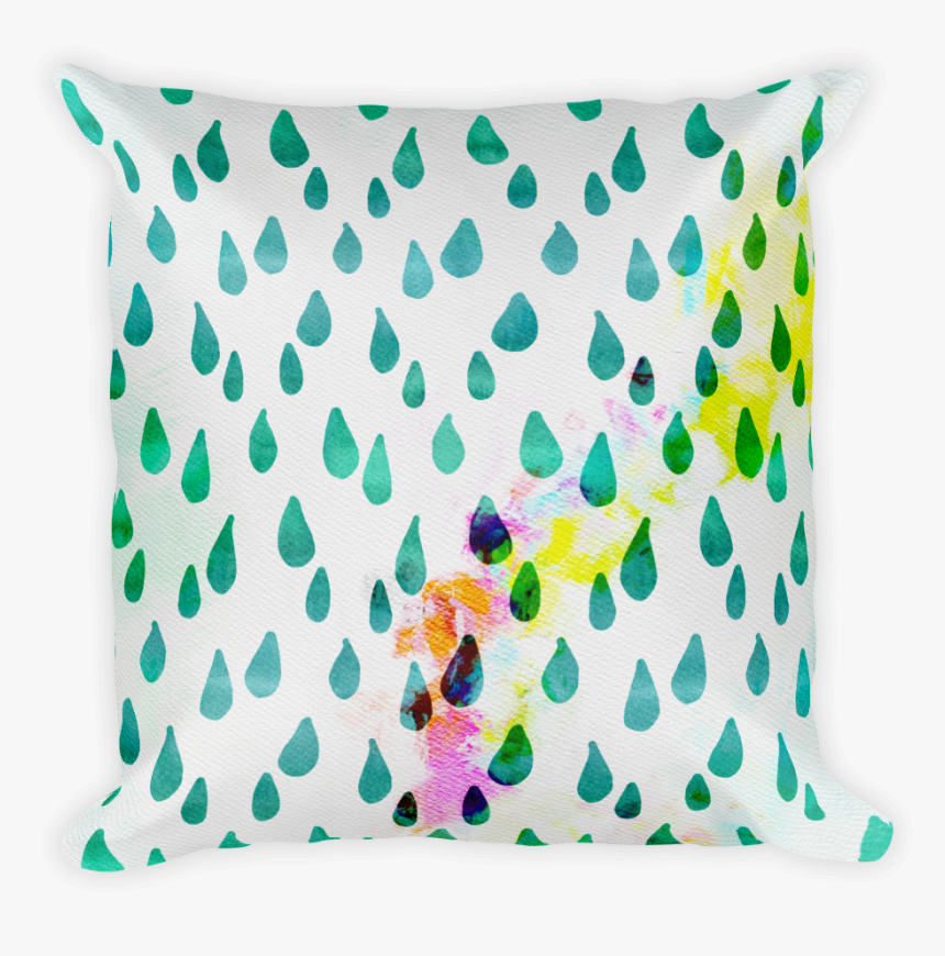 Boho Raindrop Watercolor Throw Pillow Cover, HD Png Download, Free Download