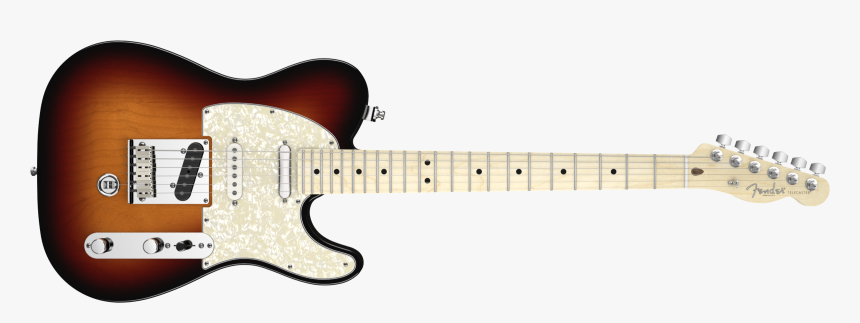 American Nashville B Bender Telecaster, Maple Fingerboard, - Fender Telecaster American Deluxe Sunburst, HD Png Download, Free Download