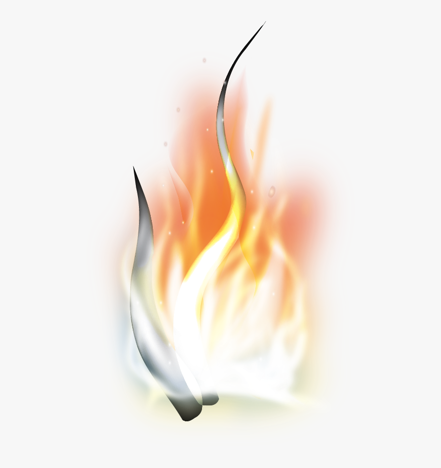 Yellow Red Flame - Flame, HD Png Download, Free Download