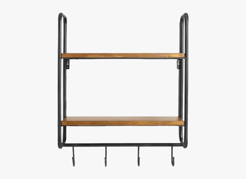 Metal Shelf With Wood, HD Png Download, Free Download