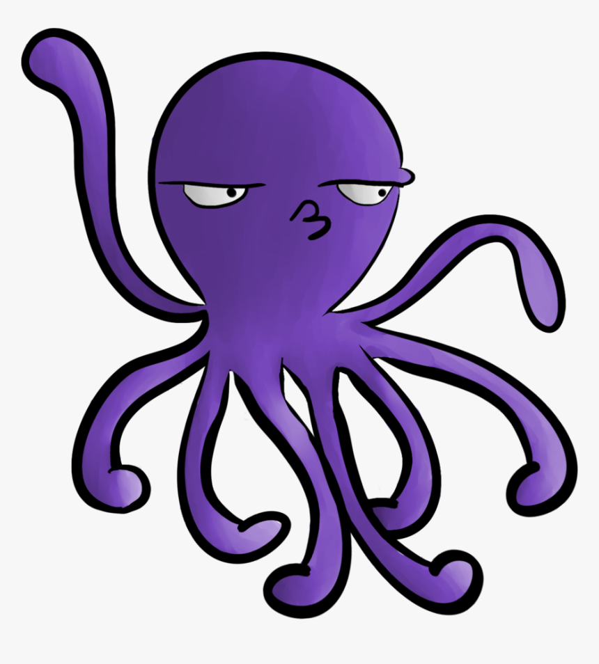 Octopus Dance Party - Cartoon Octopus Clear Background, HD Png Download, Free Download