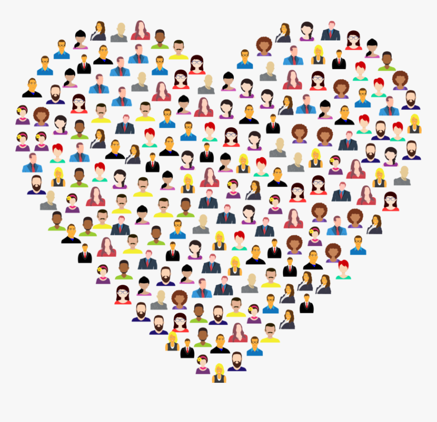 Avatar Icon Heart , Transparent Cartoons - Corazon De Personas Png, Png Download, Free Download