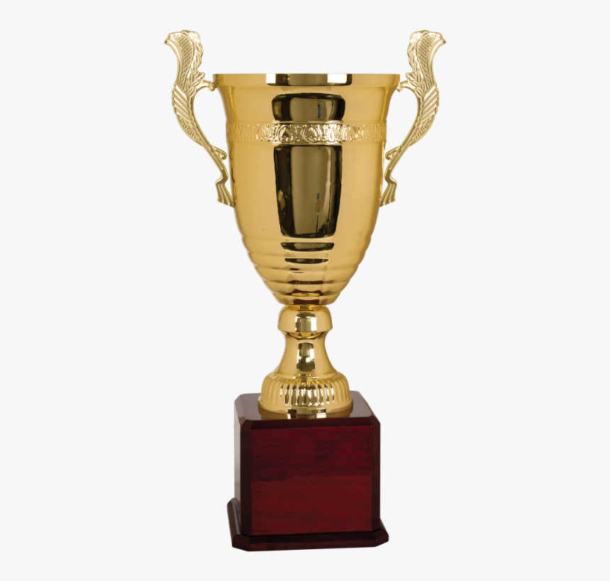 Gold Metal Cup On Piano Finish Base - Trophy Cup, HD Png Download, Free Download