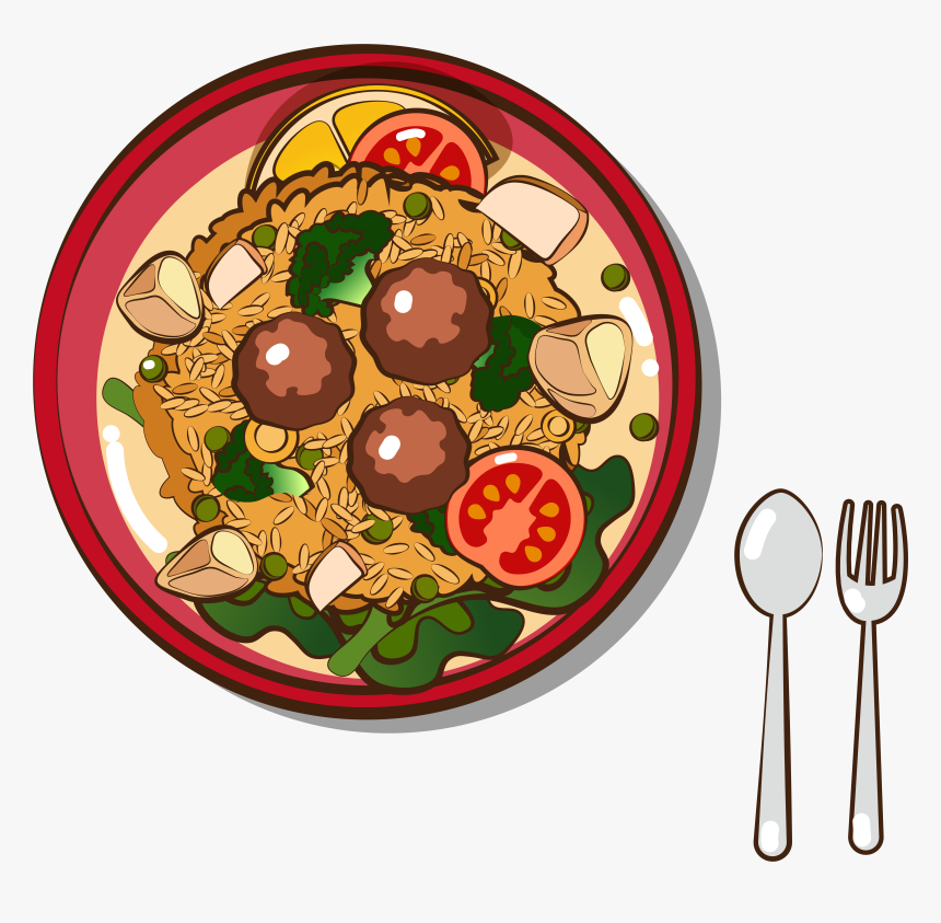 Transparent Meatballs Png - Fried Rice Vector Png, Png Download, Free Download