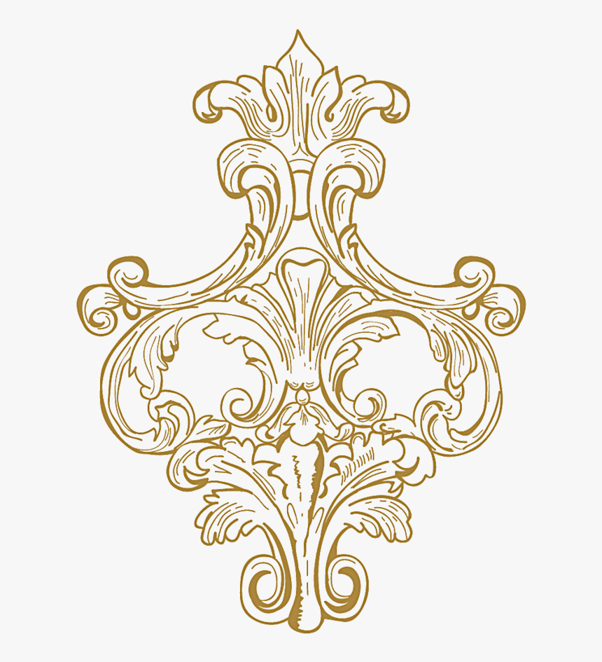 Damask Pattern Png -damask Pattern Png, Transparent - Illustration, Png Download, Free Download