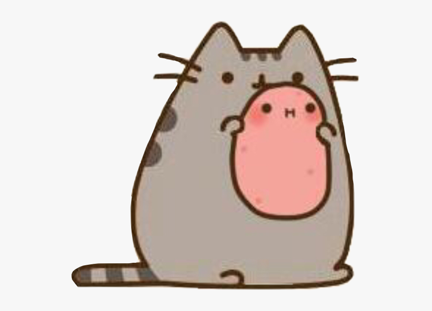 #pusheen #cute #potato #freetoedit - Pusheen The Cat, HD Png Download, Free Download