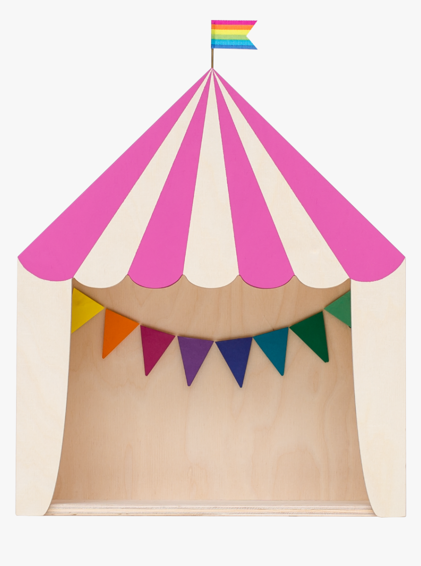 Up Warsaw The Big Top Circus Dark Pink Wooden Shelf - Shelf, HD Png Download, Free Download