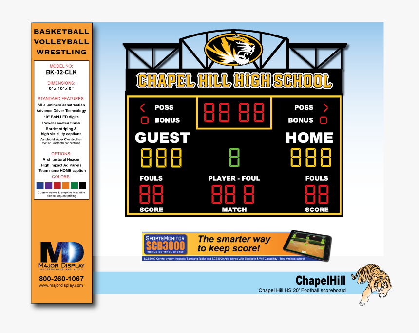 Transparent Basketball Scoreboard Png - University Of Missouri, Png Download, Free Download