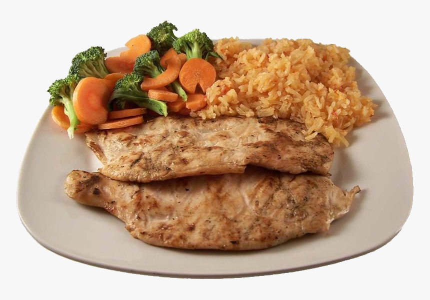 Grilled Chicken Breast Tenderized And Grilled To Perfection - Grill Chicken Breast With Rice And Beans Png, Transparent Png, Free Download