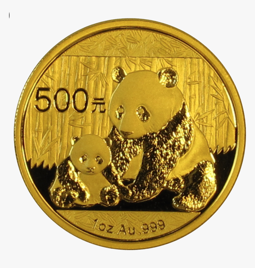 Photo Of Chinese Panda 1-oz Gold Coin - Coin, HD Png Download, Free Download