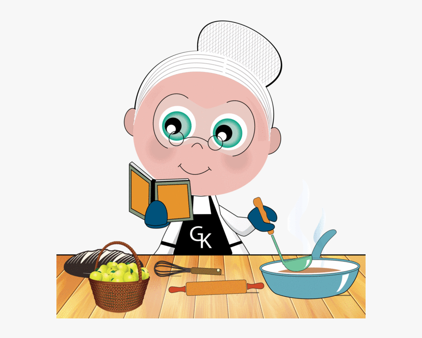 Cooking Grandmother Png, Transparent Png, Free Download