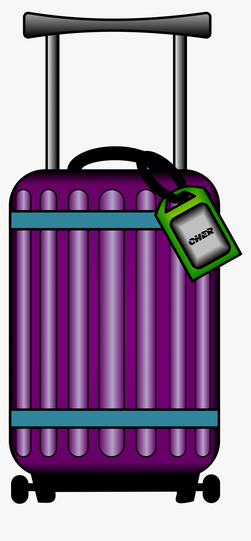 Suitcase Clipart Maleta - Maleta Clipart, HD Png Download, Free Download