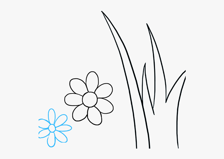 How To Draw Butterfly Garden - Easy Drawing Of Butterfly Garden, HD Png Download, Free Download