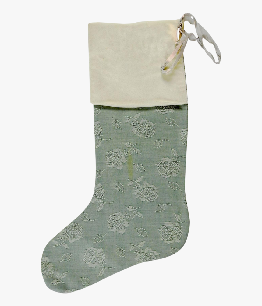 Vintage Velvet Damask Christmas Stocking - Sock, HD Png Download, Free Download