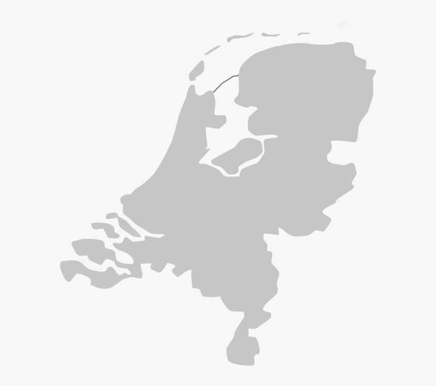 Map Of The Netherlands - Netherlands Black Map, HD Png Download, Free Download